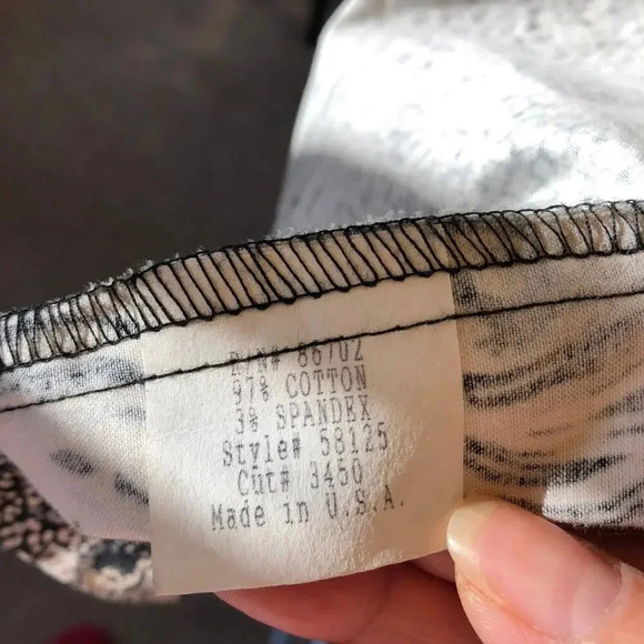 Vintage Y2K Cynthia Max Leopard print Women Denim Button Up Jacket size L - Picture 8 of 9